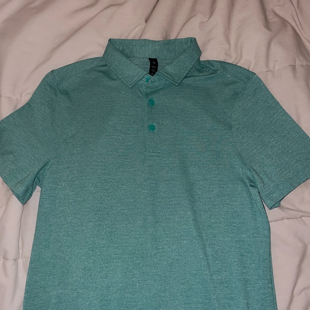 Lululemon Mens Green Evolution Polo - XS